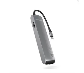 Epico Slim Hub USB-C 6v1 vesmírně šedá / USB Hub / 3x USB-A / 1x HDMI@8K/30Hz / 1x GLAN / 1x USB-C / PD 100W