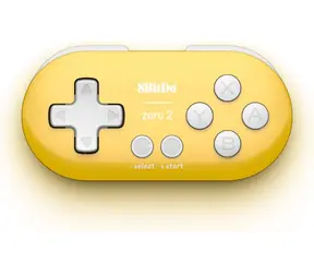 8BitDo Zero 2 žlutá / Bezdrátový ovladač / Bluetooth / pro Windows & Android & Sraspberry Pi & Switch