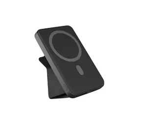 Epico Mag+ Stand Bezdrátová power banka 7000mAh černá / 1x USB-C / 1x Lightning