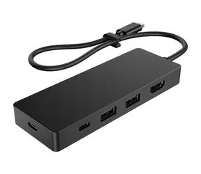 HP USB-C Travel Hub G3 černá / USB Hub / 2x USB-A / 2x USB-C / 1x HDMI