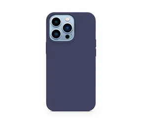 Epico Silikonový kryt pro iPhone 13 Pro Max modrá / s podporou uchycení MagSafe 