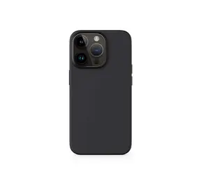 Epico Silikonový kryt pro iPhone 14 Pro černá / s podporou uchycení MagSafe