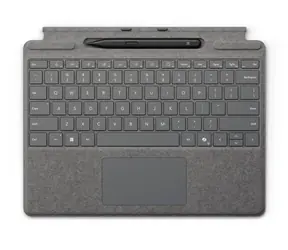 Microsoft Surface Pro Signature Keyboard + Pen 2024 (ENG) platinová / Klávesnice pro Surface Pro / pero / UK layout 