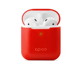 Epico Silicone Case Pouzdro pro sluchátka Apple Airpods 2 červená