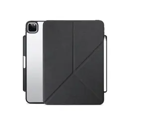 Epico Clear Flip Case flipové pouzdro pro Apple iPad Pro 12.9" (2018/2020/2021/2022) černá transparentní