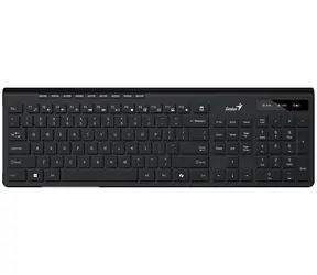 GENIUS Slimstar 7230 (Copilot) černá / Bezdrátová klávesnice / 2.4GHz / Copilot / CZ+SK layout