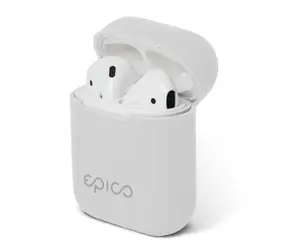 Epico Silicone Case Pouzdro pro sluchátka Apple Airpods bílá