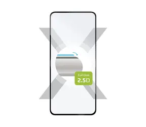 FIXED Ochranné tvrzené sklo Full-Cover pro POCO F6 5G černá / lepení přes celý displej