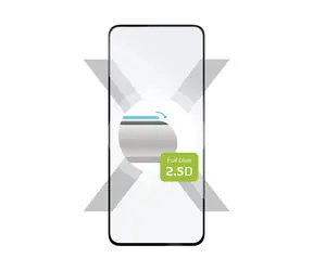 FIXED Ochranné tvrzené sklo Full-Cover pro TCL 505 černá / lepení přes celý displej