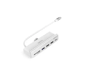 Epico USB-C 7in1 iMac Hub bílá / 3x USB-A / 1x USB-C / HDMI / Micro SD