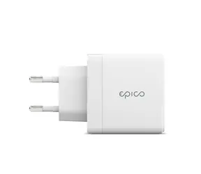 Epico nabíječka GaN 65W bílá / 1x USB-C / 1x USB-A