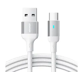 Joyroom S-UC027A10 Nabíjecí kabel USB-A (M) - USB-C (M) 3A 1.2m bílá 