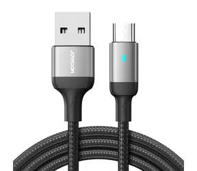 Joyroom S-UM018A10 Nabíjecí kabel USB-A (M) - MicroUSB (M) 2.4A 2m černá