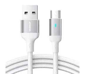 Joyroom S-UM018A10 Nabíjecí kabel USB-A (M) - MicroUSB (M) 2.4A 2m bílá 
