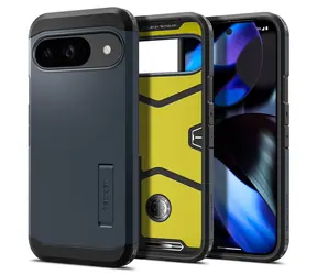 Spigen Tough Armor ochranný kryt pro Google Pixel 9 Pro/Pixel 9 metal slate