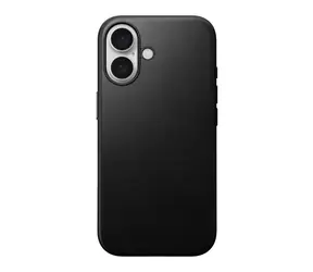 Nomad Modern Leather Case Kožený kryt pro Apple iPhone 16 černá