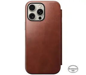Nomad Modern Leather Folio pouzdro pro Apple iPhone 16 Pro Max olde dublin