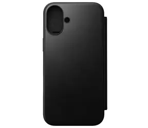 Nomad Modern Leather Folio pouzdro pro Apple iPhone 16 Plus černá