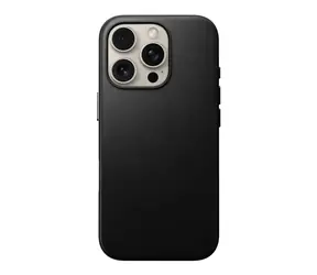 Nomad Traditional Leather Case Kožený kryt pro Apple iPhone 16 Pro černá