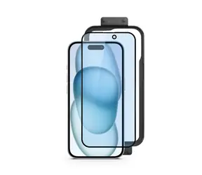 Epico 3D+ Glass Blue Light Protection Ochranné sklo pro Apple iPhone 15 Plus / s instalačním rámečkem