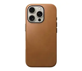 Nomad Traditional Leather Case Kožený kryt pro Apple iPhone 16 Pro english tan