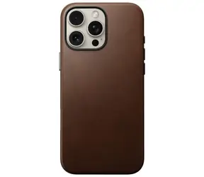 Nomad Traditional Leather Case Kožený kryt pro Apple iPhone 16 Pro Max hnědá