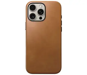 Nomad Traditional Leather Case Kožený kryt pro Apple iPhone 16 Pro Max english tan