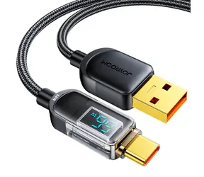 Joyroom S-AC066A16 Nabíjecí kabel Prism USB-A (M) - USB-C (M) 66W 1.2m černá 