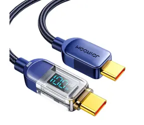 Joyroom S-CC100A4  Nabíjecí kabel USB-C (M) - USB-C (M) 100W 1.2m modrá 