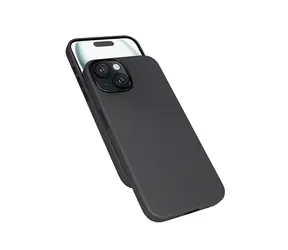 Epico Mag+ Leather Case Zadní kryt s MagSafe pro iPhone 15 Plus černá
