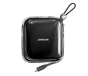 Joyroom JR-L003 Jelly černá / Power Bank / 10000mAh / 22.5W / kabel Lightning / 1x USB-A / 1x USB-C / 3 A