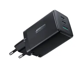 Joyroom TCG01 černá / Nabíjecí adaptér / 65W / kabel USB-C / 1x USB-A / 2x USB-C / 3 A 