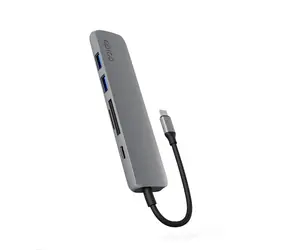 Epico 6in1 Aluminium Hub  8K s USB-C vesmírně šedá