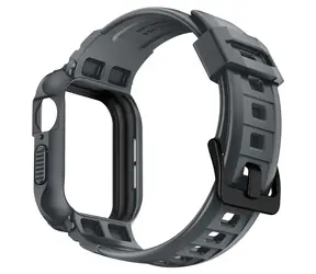 Spigen Rugged Armor Pro ochranný kryt pro Apple Watch Series 45mm & 44mm tmavě šedá