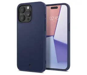 Spigen Cyrill Kajuk MagSafe ochranný kryt pro Apple iPhone 15 Pro Max modrá