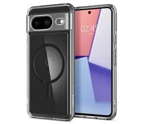 Spigen Ultra Hybrid OneTap Metal Ring MagSafe ochranný kryt pro Google Pixel 8 černá
