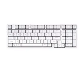 VGN V98 bílá / Bezdrátová herní klávesnice / mechanická / 2.4GHz + Bluetooth / US Layout