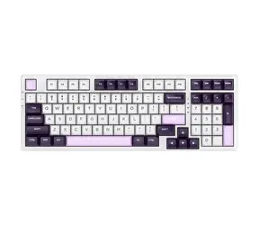 VGN V98 Pro Blueberry Ice Cream - Blackcurrant / Bezdrátová herní klávesnice / mechanická / 2.4GHz + Bluetooth / US Layo