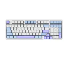 VGN V98 Pro Blueberry Ice Cream - Sea Salt / Bezdrátová herní klávesnice / mechanická / 2.4GHz + Bluetooth / US Layout