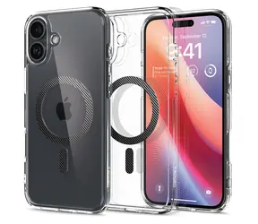 Spigen Ultra Hybrid MagSafe ochranný kryt pro Apple iPhone 16 Plus carbon fiber