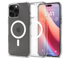 Spigen Ultra Hybrid MagSafe ochranný kryt pro Apple iPhone 16 Pro Max frost clear
