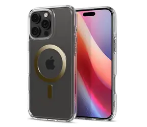 Spigen Ultra Hybrid MagSafe ochranný kryt pro Apple iPhone 16 Pro zlatá