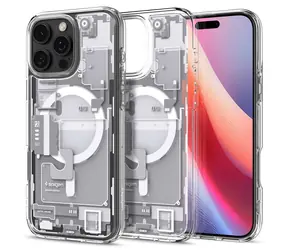 Spigen Ultra Hybrid MagSafe ochranný kryt pro Apple iPhone 16 Pro Max zero one white