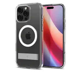 Spigen Ultra Hybrid S MagSafe ochranný kryt pro Apple iPhone 16 Pro crystal clear