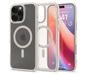 Spigen Ultra Hybrid MagSafe ochranný kryt pro Apple iPhone 16 Pro Max frost natural titanium