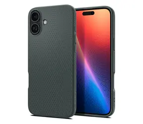 Spigen Liquid Air ochranný kryt pro Apple iPhone 16 zelená