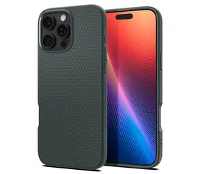 Spigen Liquid Air ochranný kryt pro Apple iPhone 16 Pro Max zelená