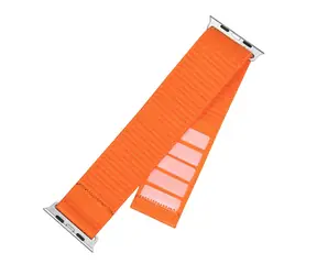 FIXED Nylonový řemínek Nylon Sporty Strap pro Apple Watch Ultra 49mm oranžový