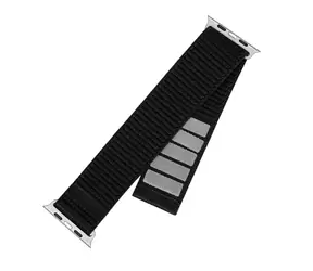 FIXED Nylonový řemínek Nylon Sporty Strap pro Apple Watch Ultra 49mm černý