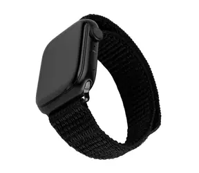 FIXED Nylonový řemínek Nylon Sporty Strap pro Apple Watch Ultra 49mm černý
